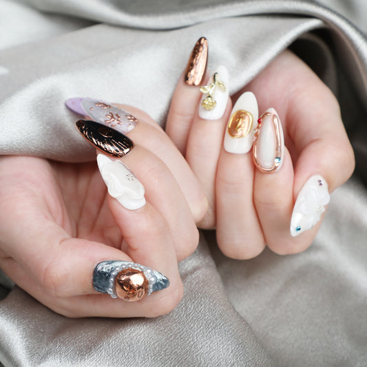 Solar Whisper Handmade Nail
