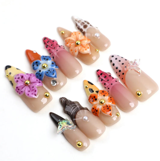 Flavor Candy Acrylic Press On Nail Set
