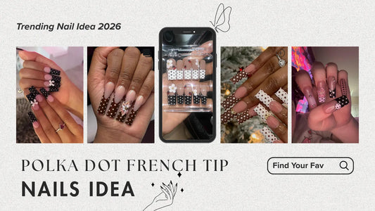 Polka Dot French Tip Nails Idea 2026 Guide