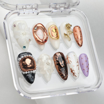 Solar Whisper Handmade Nail