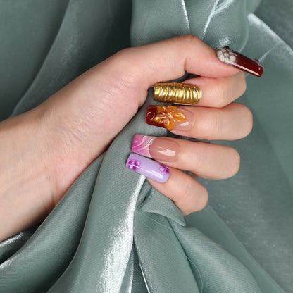 Funky Garden Handmade Nail