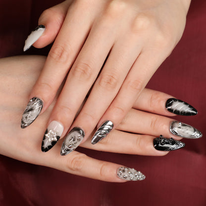 Cloud Shadow Press On Nail