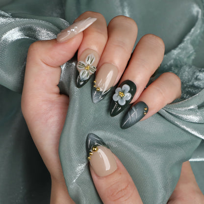 Forest Veil Handmade Nail