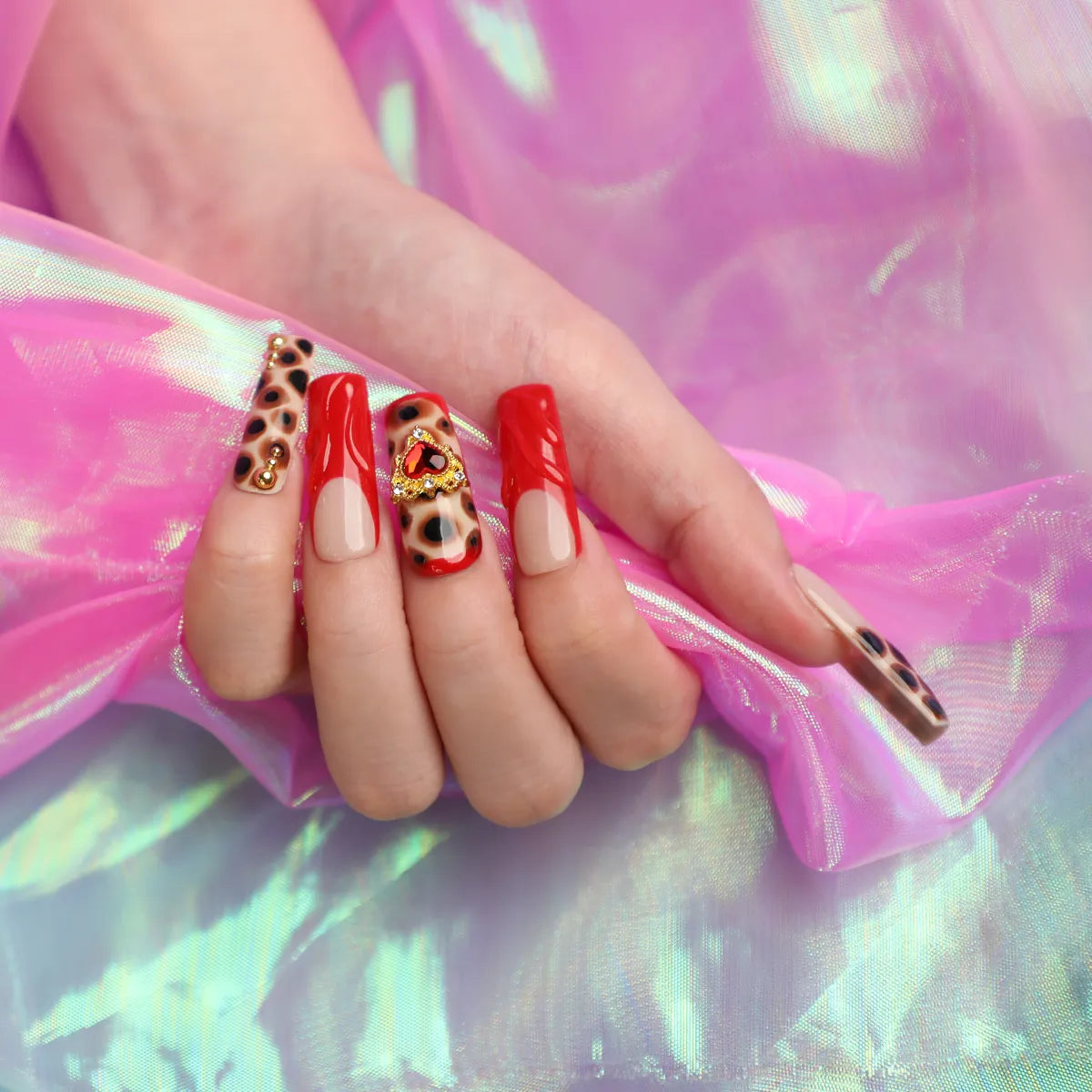 Savage Queen Square Nail Press On Acrylic Set