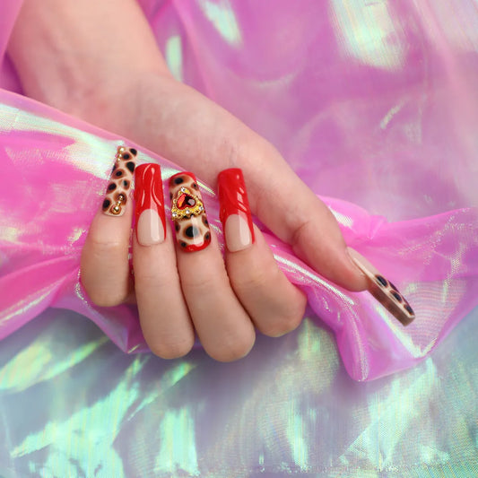 Savage Queen Square Nail Press On Acrylic Set