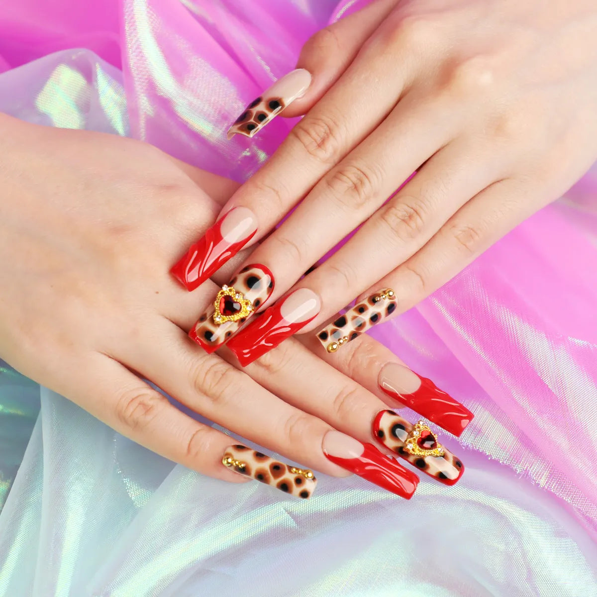 Savage Queen Square Nail Press On Acrylic Set