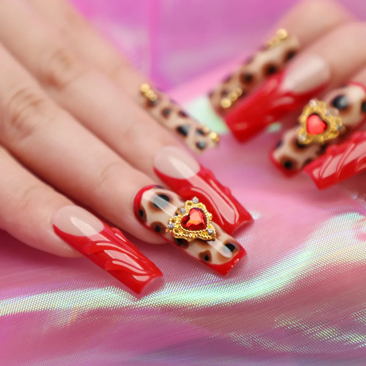 Savage Queen Square Nail Press On Acrylic Set