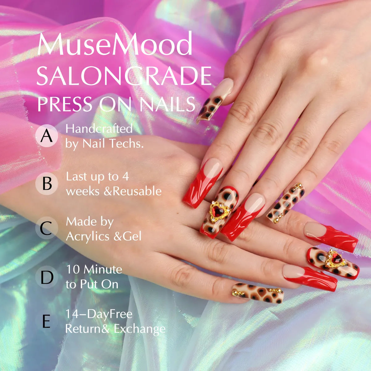 Savage Queen Square Nail Press On Acrylic Set