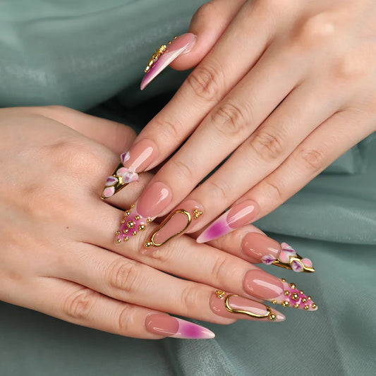 Stiletto Royale Handmade Press On Nail Set
