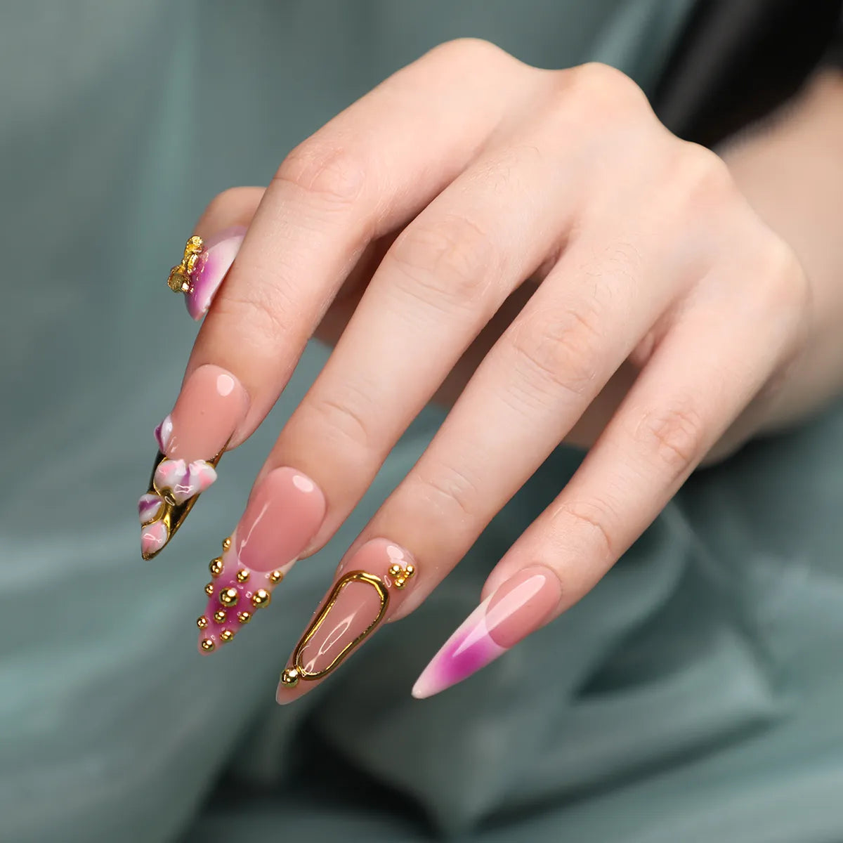 Stiletto Royale Handmade Press On Nail Set