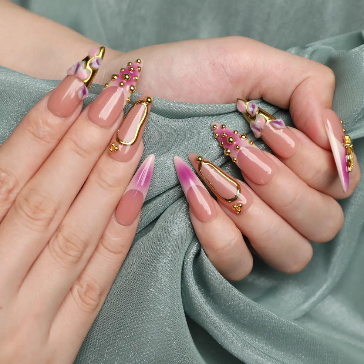 Stiletto Royale Handmade Press On Nail Set