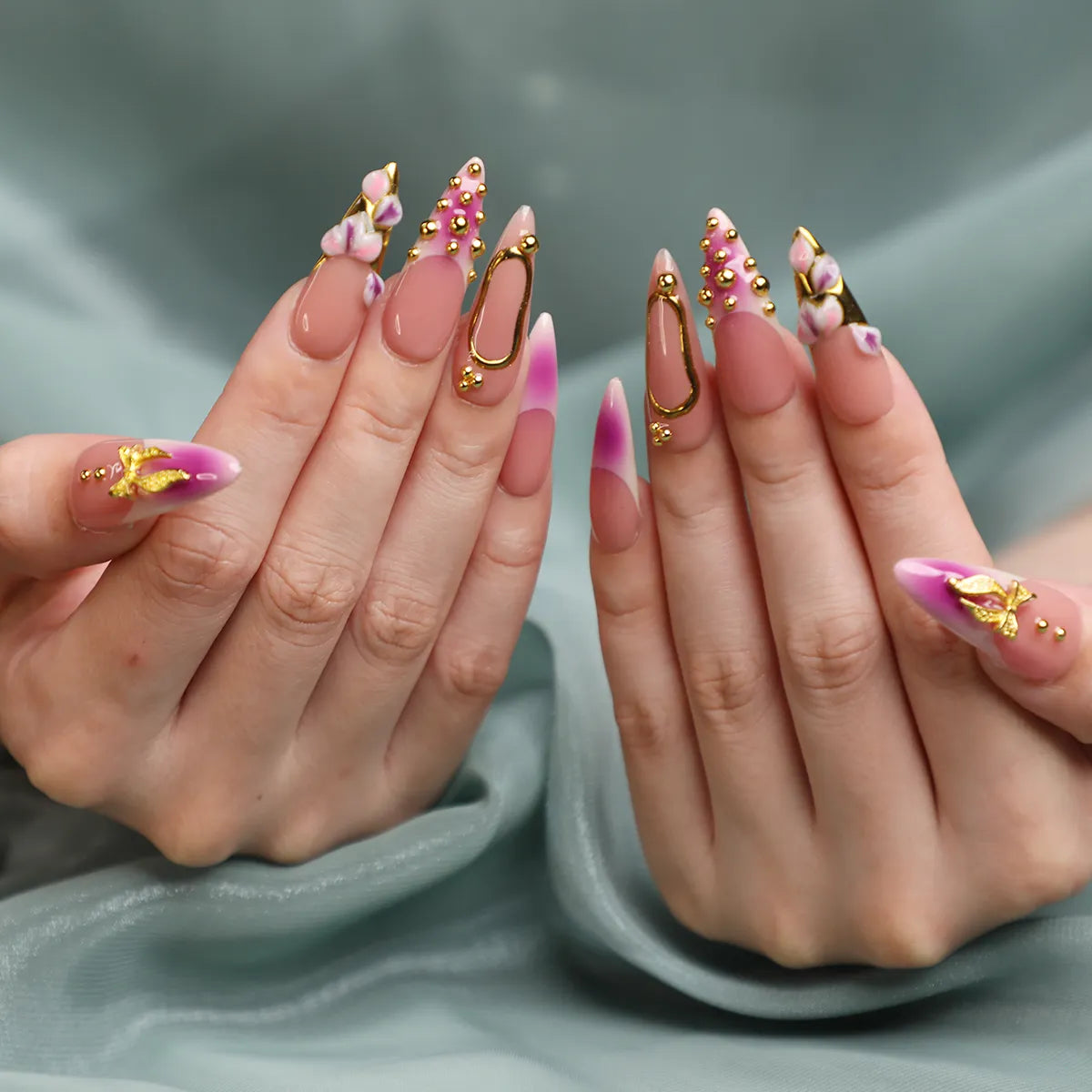 Stiletto Royale Handmade Press On Nail Set