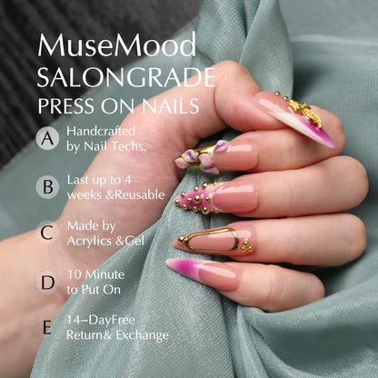 Stiletto Royale Handmade Press On Nail Set