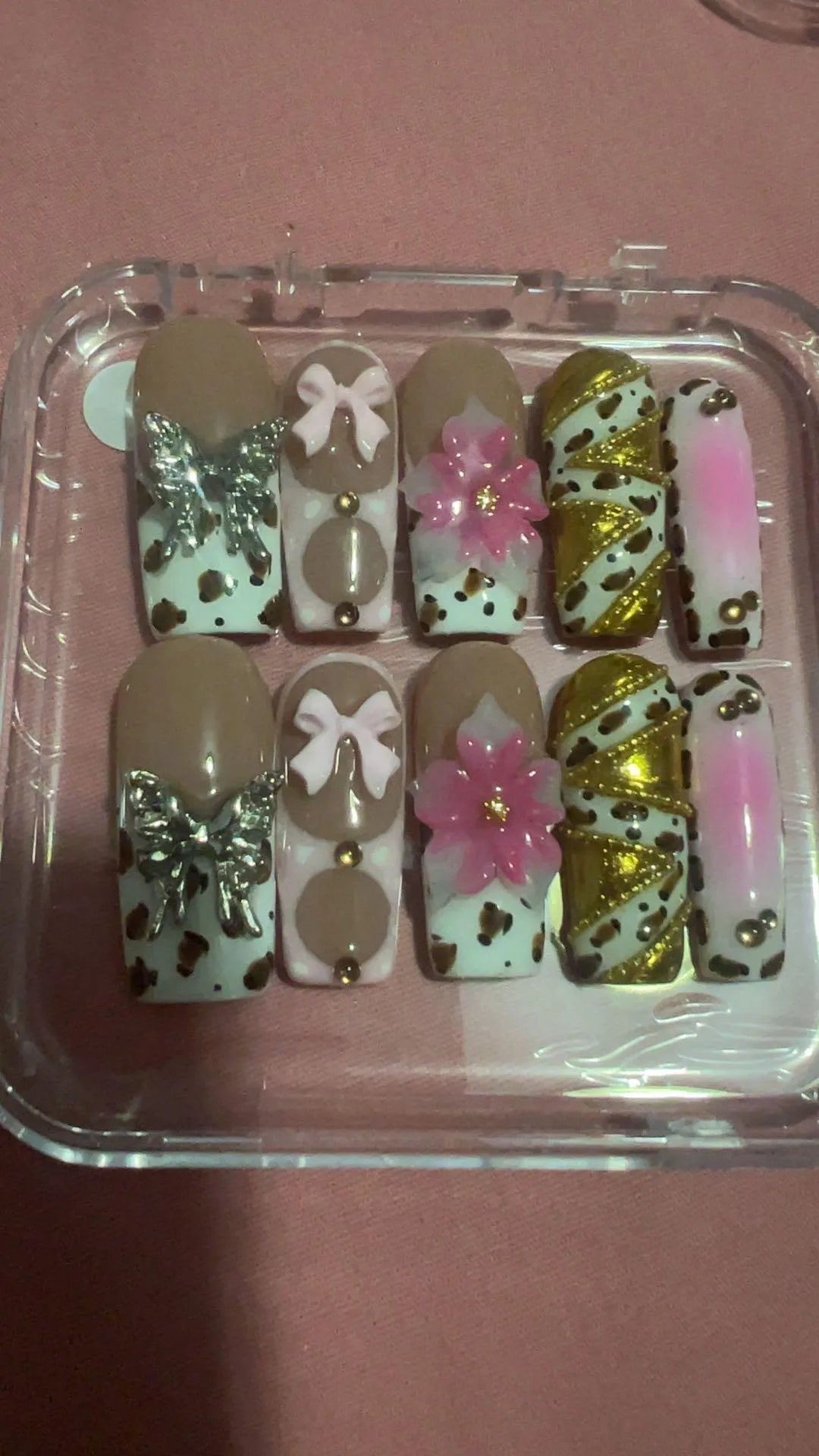 Petal Glam Handmade Square Nail