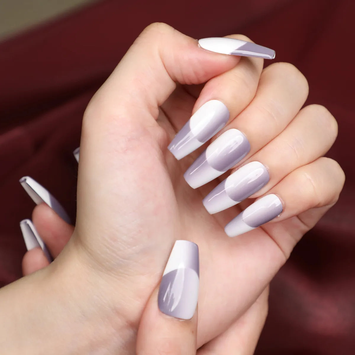 Lavender Whisper Acrylic Press-On Nails