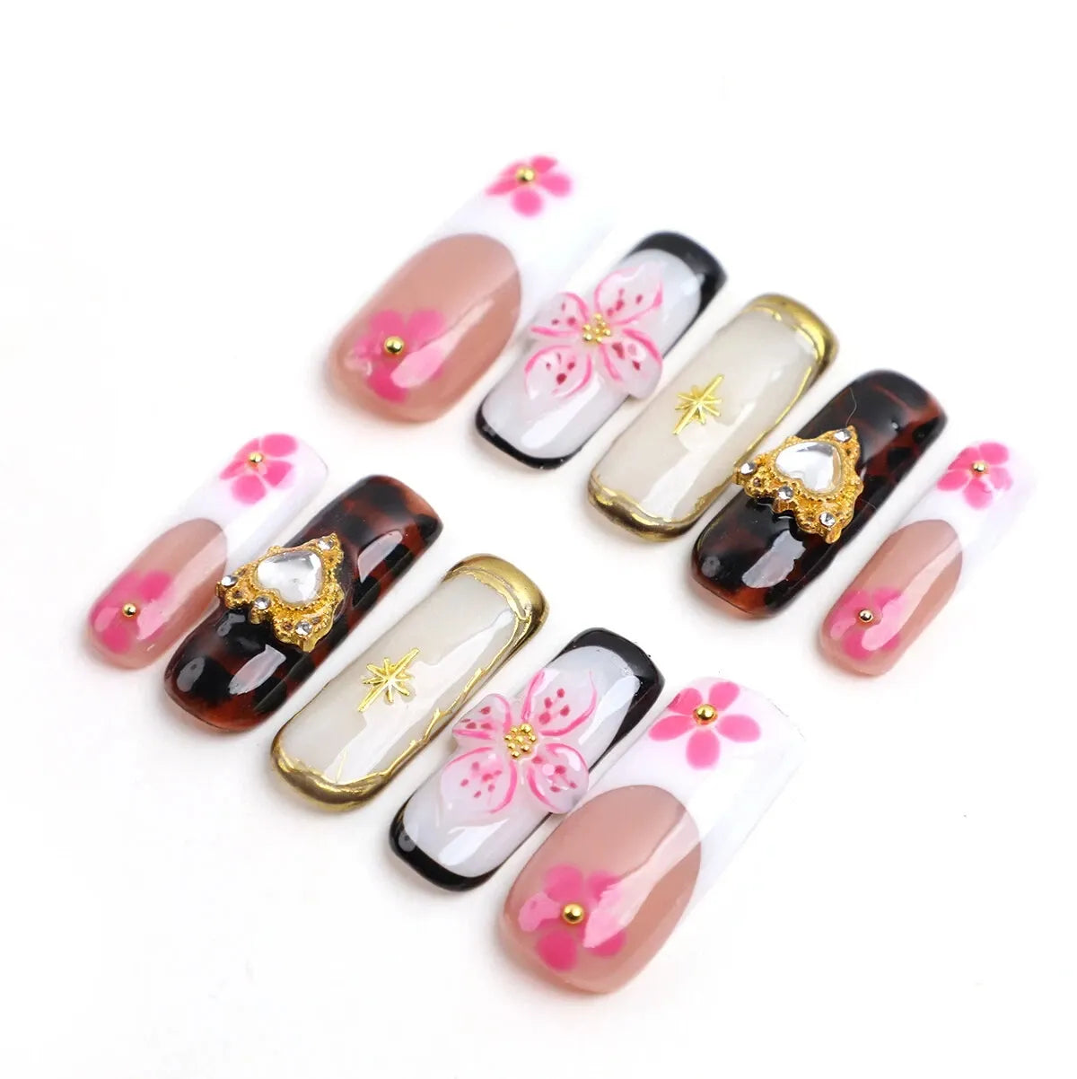 Cherry Blossom Crush Handmade Acrylic Press On