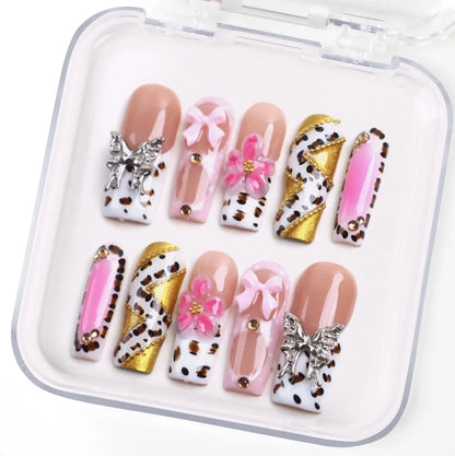 Petal Glam Handmade Square Nail